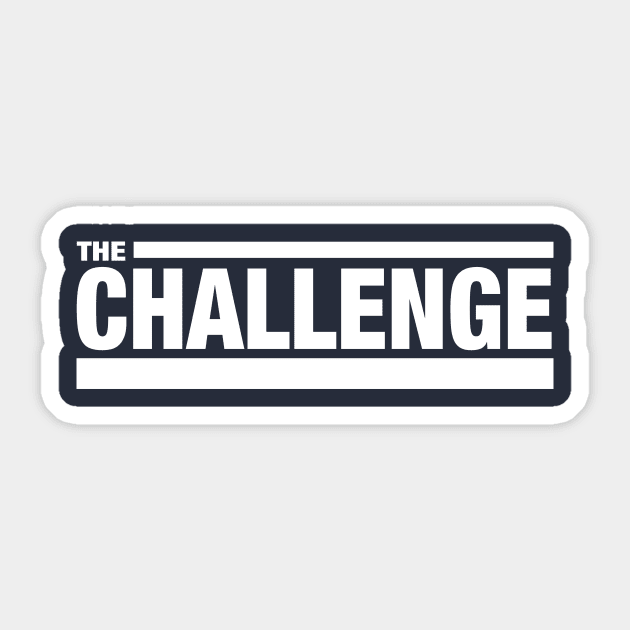 The Challenge Logo Sticker by winstongambro